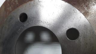 Диск тормозной передний не вентилируемый VW Caddy II 1995-2004 812006